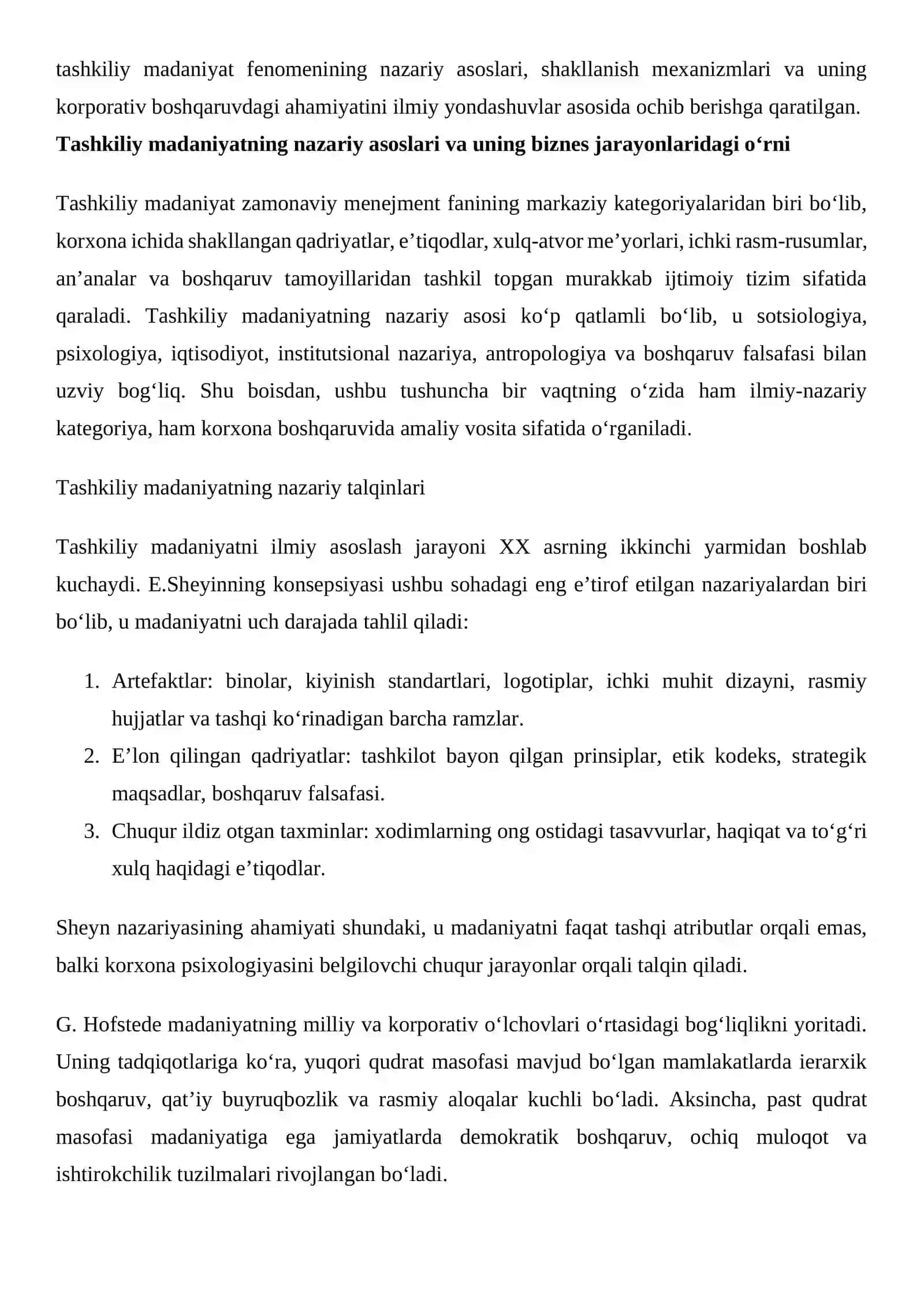 Biznesda tashkiliy madaniyat 3