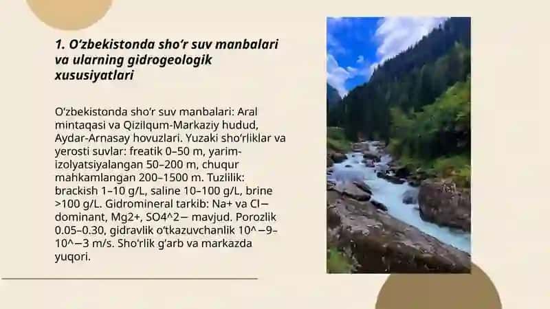 Shoʻr suvni chuchuklashtirish texnologiyalari 3