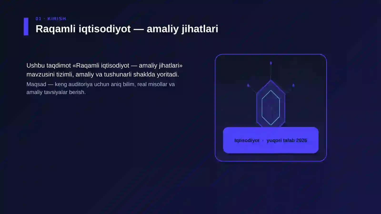 Raqamli iqtisodiyot — amaliy jihatlari 3