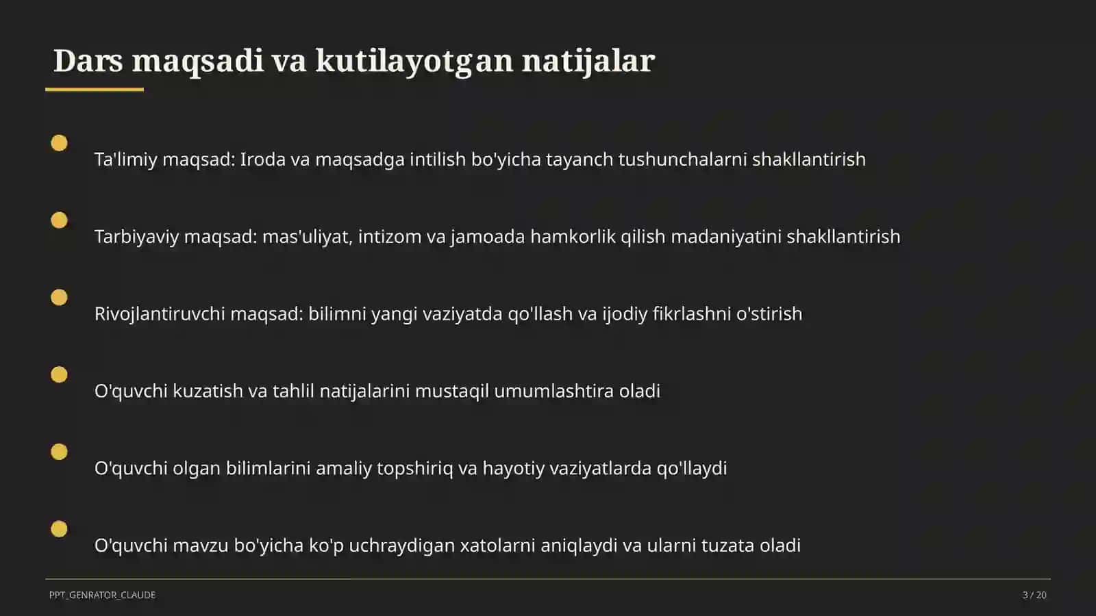 Iroda va maqsadga intilish (9-sinf) 3