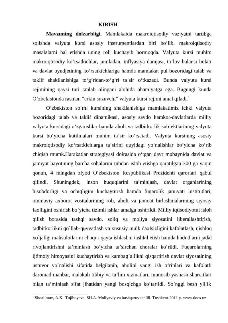 MAKROIQTISODIY SIYOSATNING MUVOZANATLI VALYUTA BOZORIGA TASIRI 3