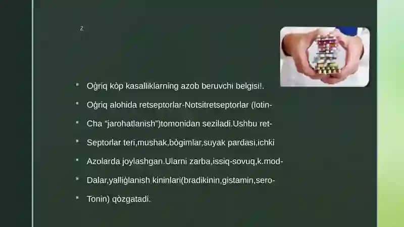 “Narkotik analgetiklar” 3