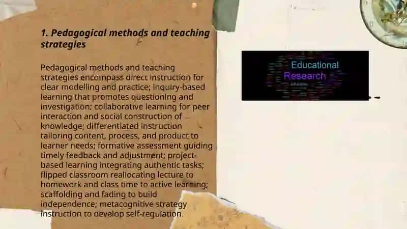 Pedagogical methods and teaching strategies 3