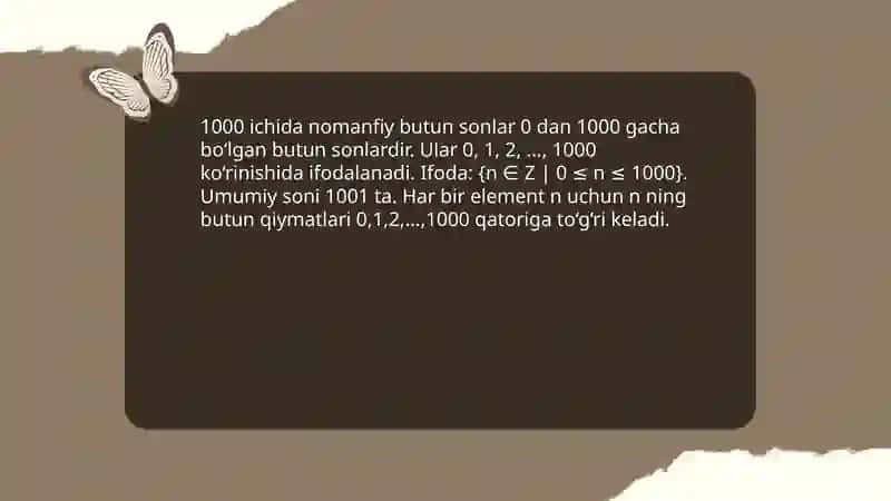 1000 ichida nomanfiy butun sonlar ustida ishlash metodlari 3