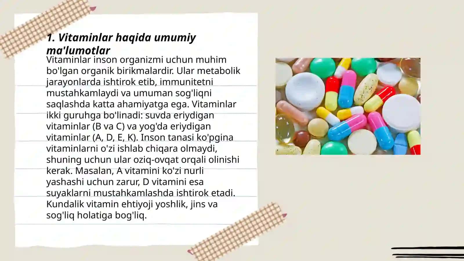 Vitaminlar 3