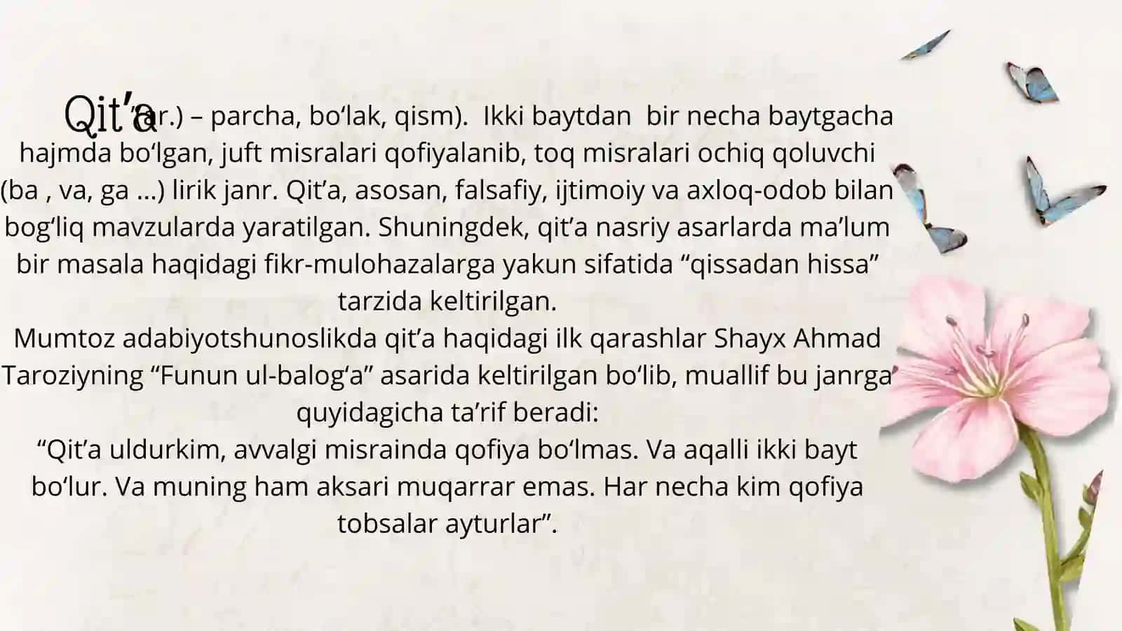 Alisher  Navoiyning qitʼalari tahlili 3