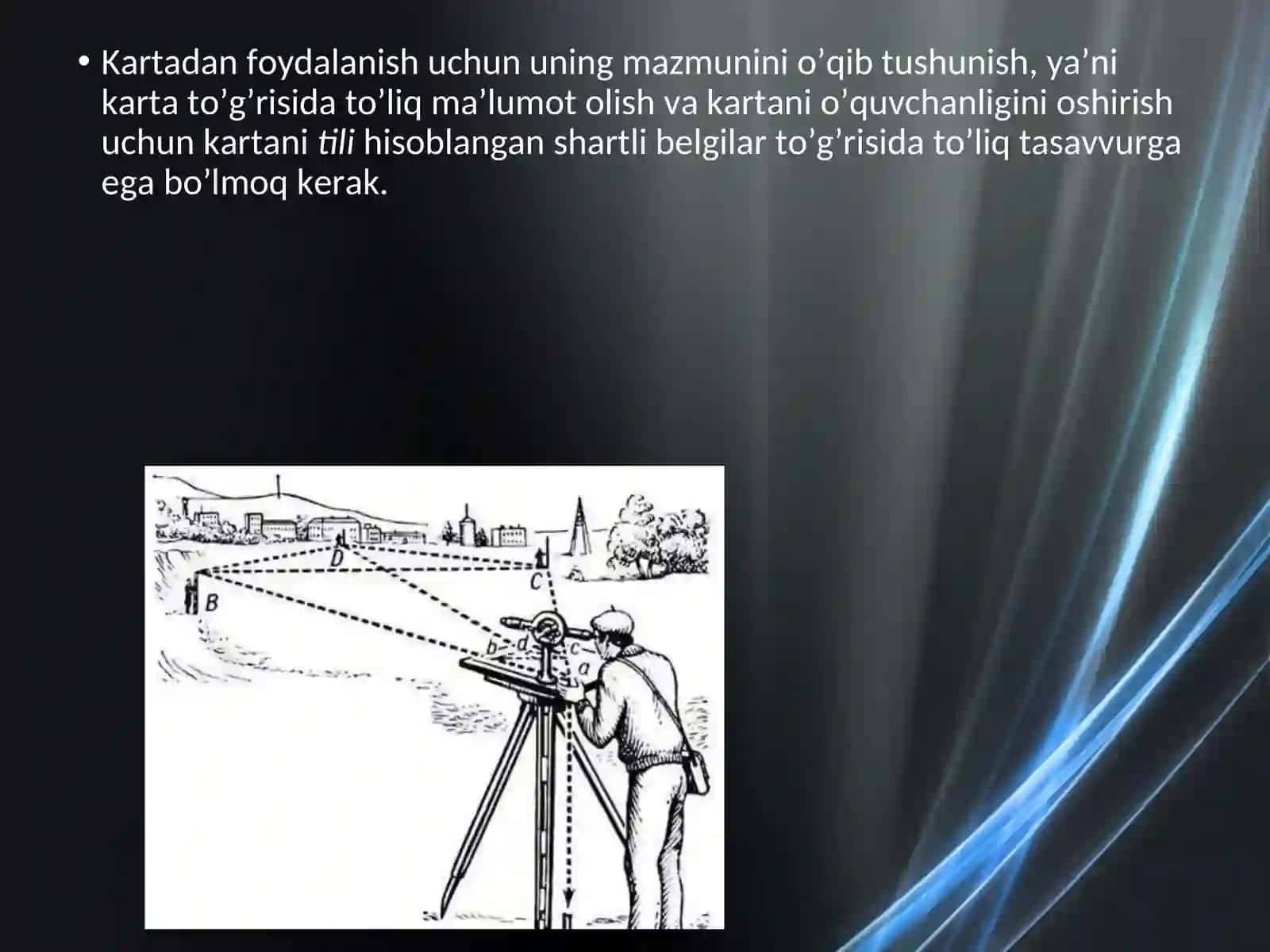 Kartadan foydalanish uchun shartli belgilar 3