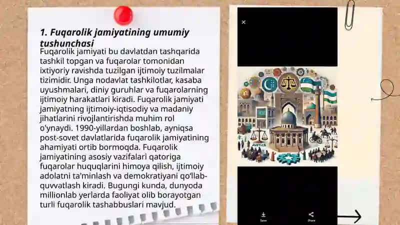 Oʻzbekiston fuqarolik jamiyati insutitutlarning shakillanishi rivojlanishi bosqichlari va istiqbollari 3