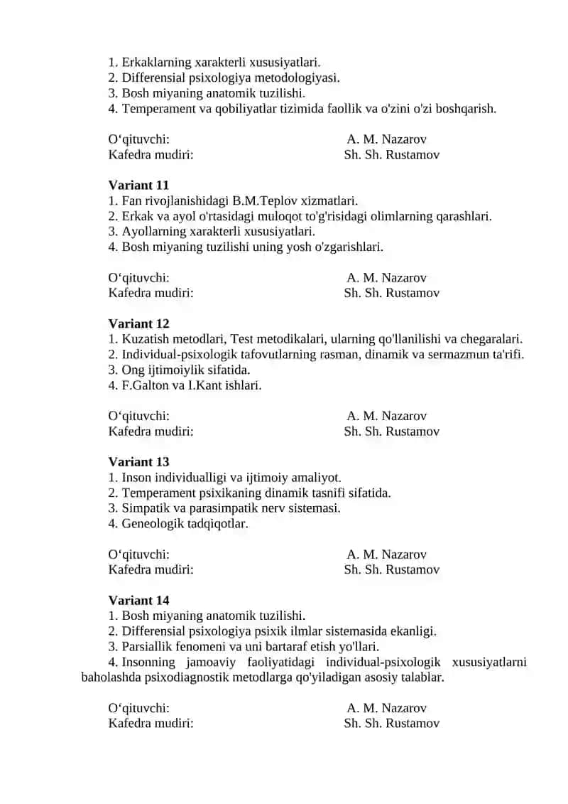 Differentsial psixologiya metodologiyasi 3