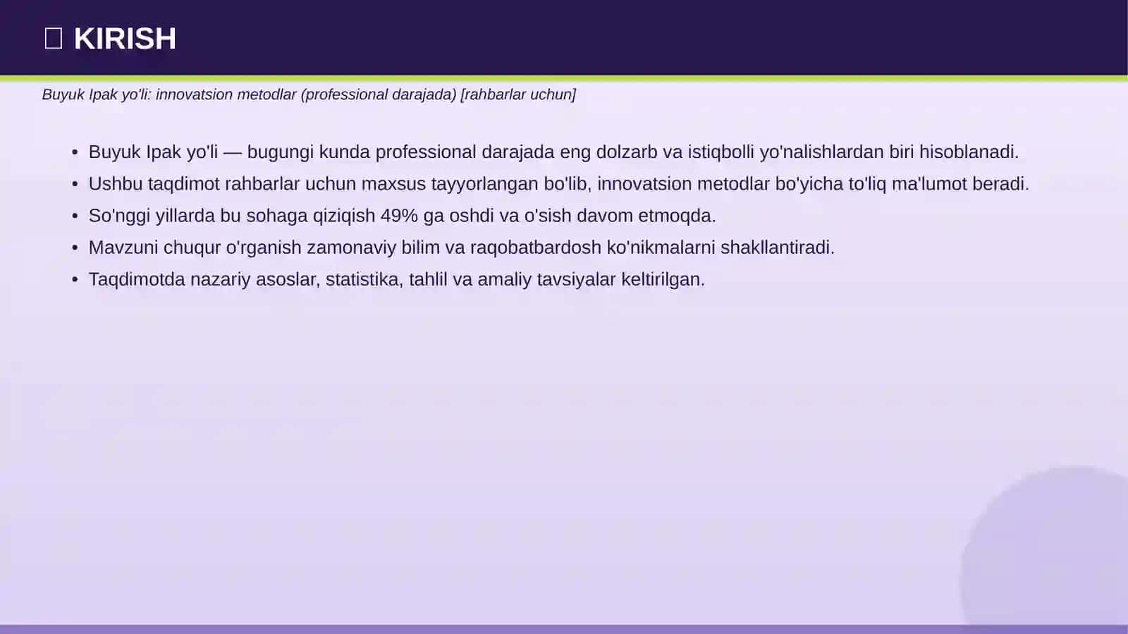 Buyuk Ipak yo'li: innovatsion metodlar (professional darajada) [rahbarlar uchun] 3