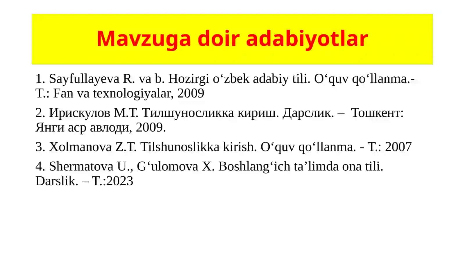 Nutqning fonetik bo‘linishi: fraza, takt, fonetik so‘z, bo‘g‘in, tovush. Urg‘u va uning turlari 3