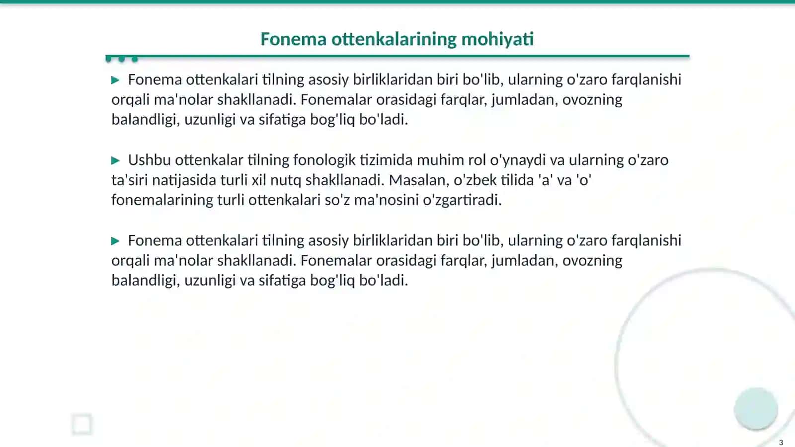 Fonema ottenkalari va ularning turlari 3