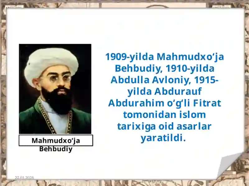 Jadidlik harakatining ijtimoiy siyosiy moxiyati va jadidlar tafakkuri 3