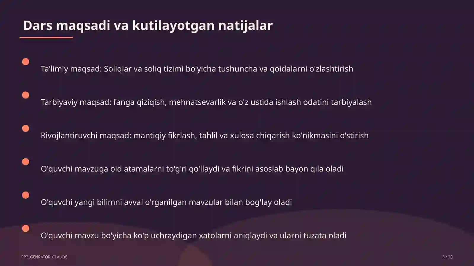 Soliqlar va soliq tizimi (10-sinf) 3
