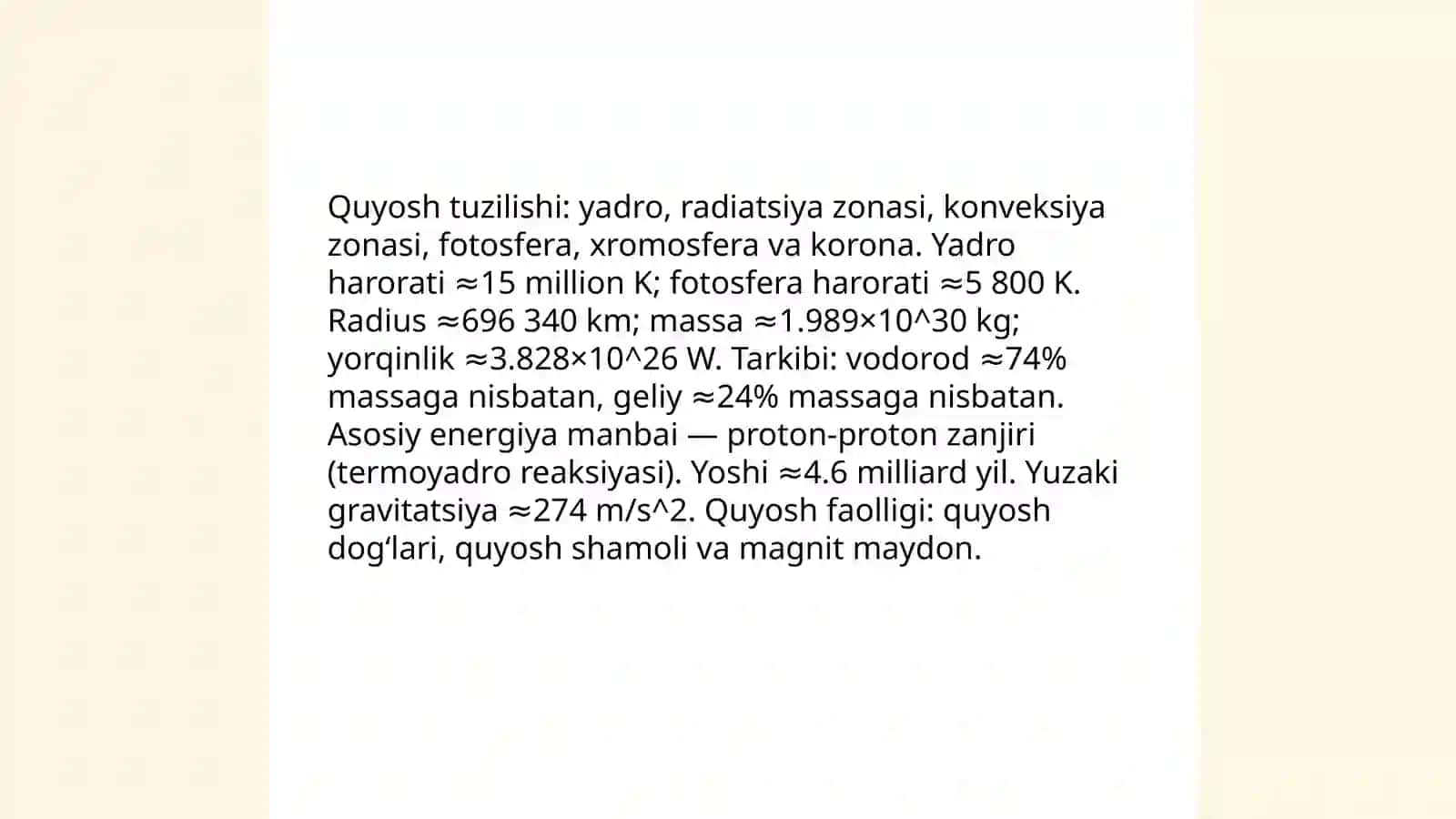 Quyosh tizimi va sayyoralari 3