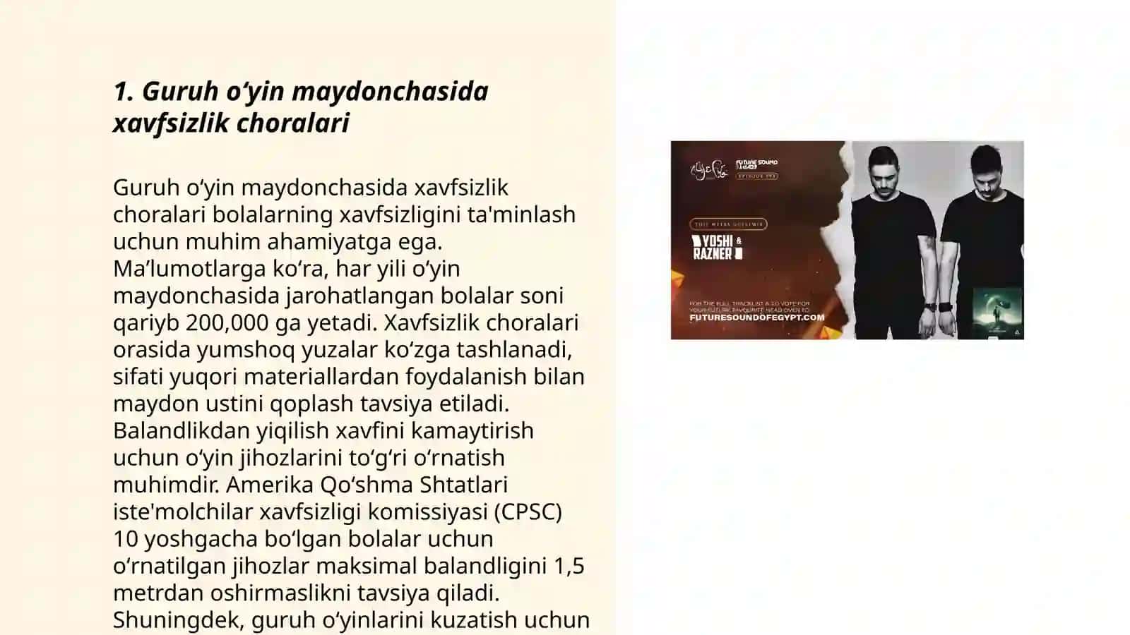 Guruh oʻyin maydonchasi 3