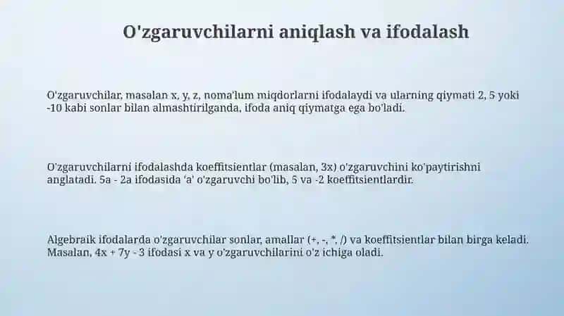 IFODALARNI SODDALASHTIRISH 3