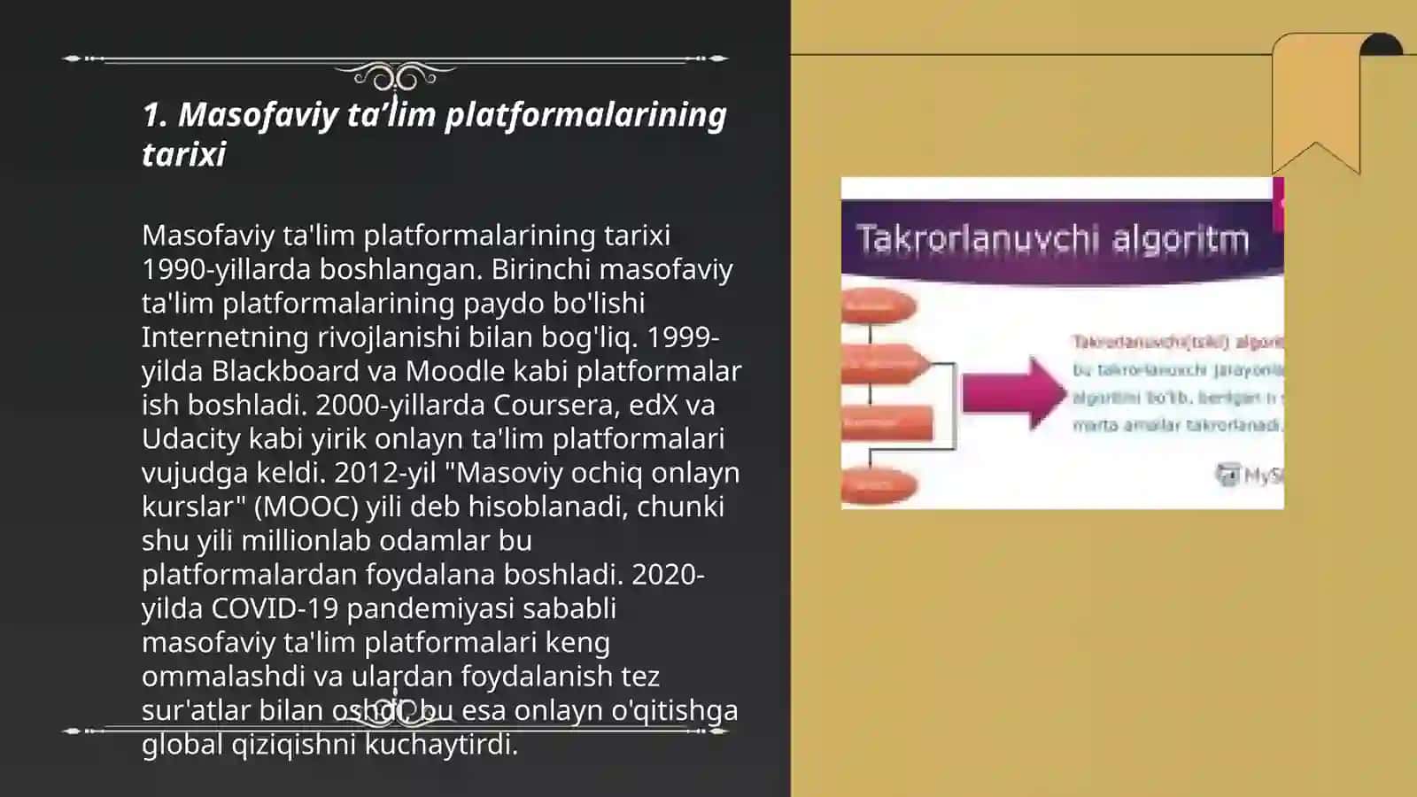 Masofaviy ta'lim platformalarining tarixi 3