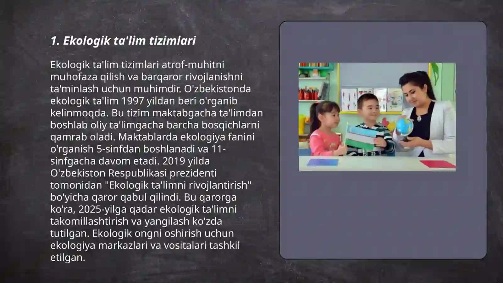 Ekologik Ta'lim Tizimlari 3