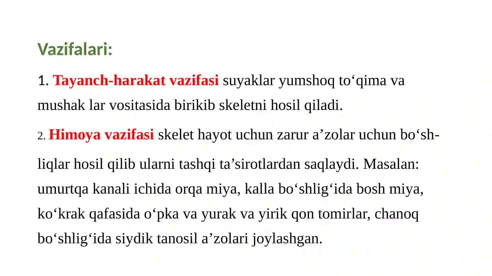 Suyaklarning tuzilishi va turlari 3