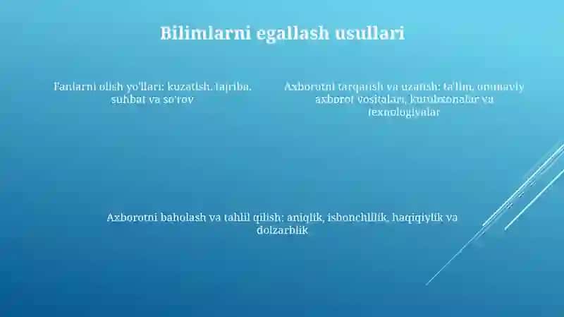 Hayvonot Olamining Yashash Tarzi, KoʻPayishi Va Tarqalishi Va Turlari Haqida Bilimlarni OʻZlashtirish Va Tahlil Qilish 3
