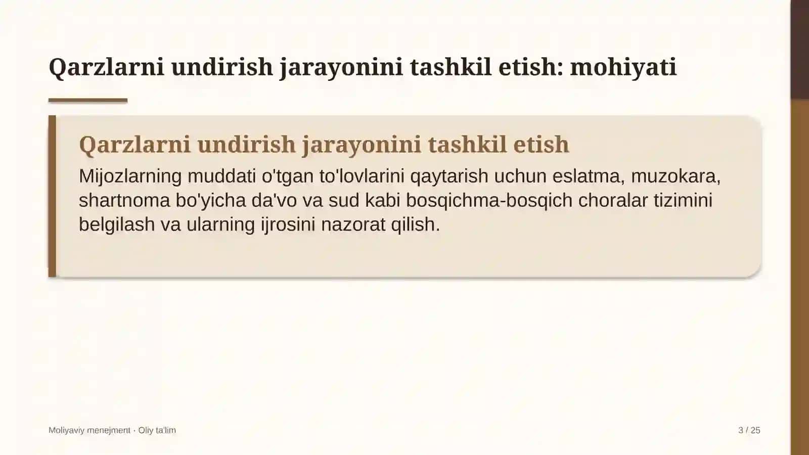 vagon depolarida qarzlarni undirish jarayonini tashkil etish 5575 3