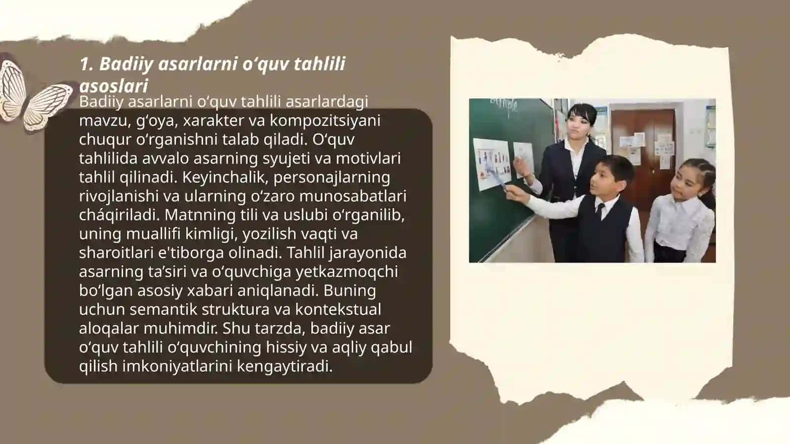 Badiiy asarlarni oʻrganishda oʻquv tahlilidan foydalanish 3