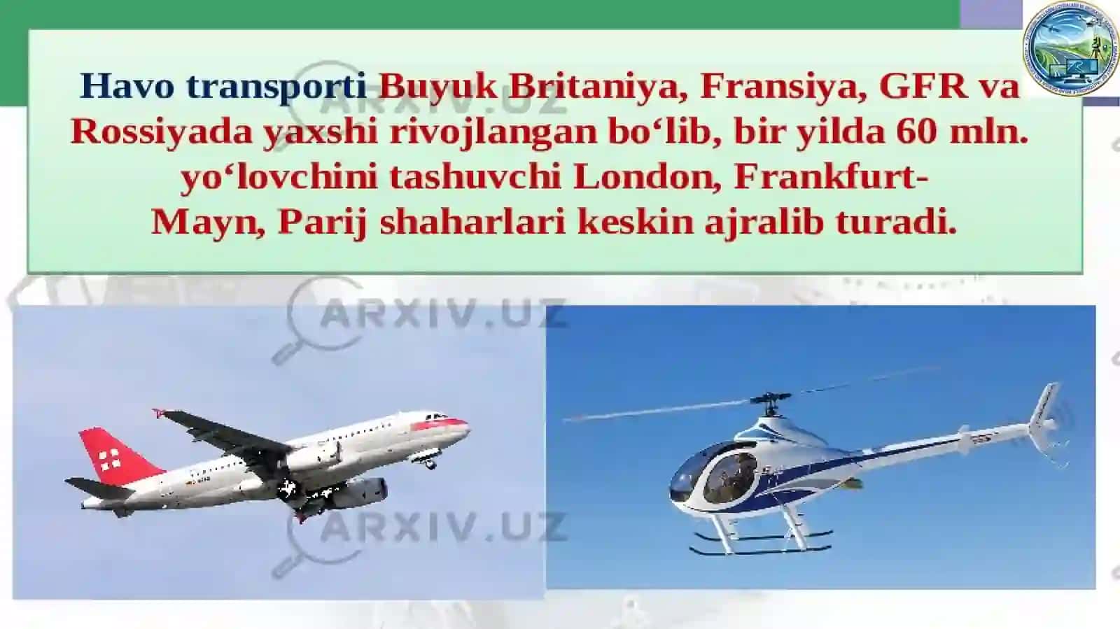 Fransiya havo transporti va havoyoʻllarining rivojlanishi 3