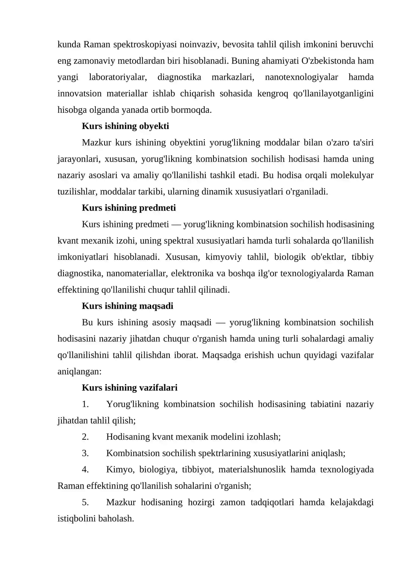 Yorugʻlikning kombinatsion sochilishi va uning qoʻllanilishi 3