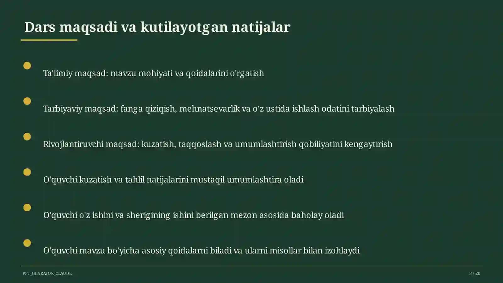 O'zbekiston aholisi va demografik jarayonlar (9-sinf) 3
