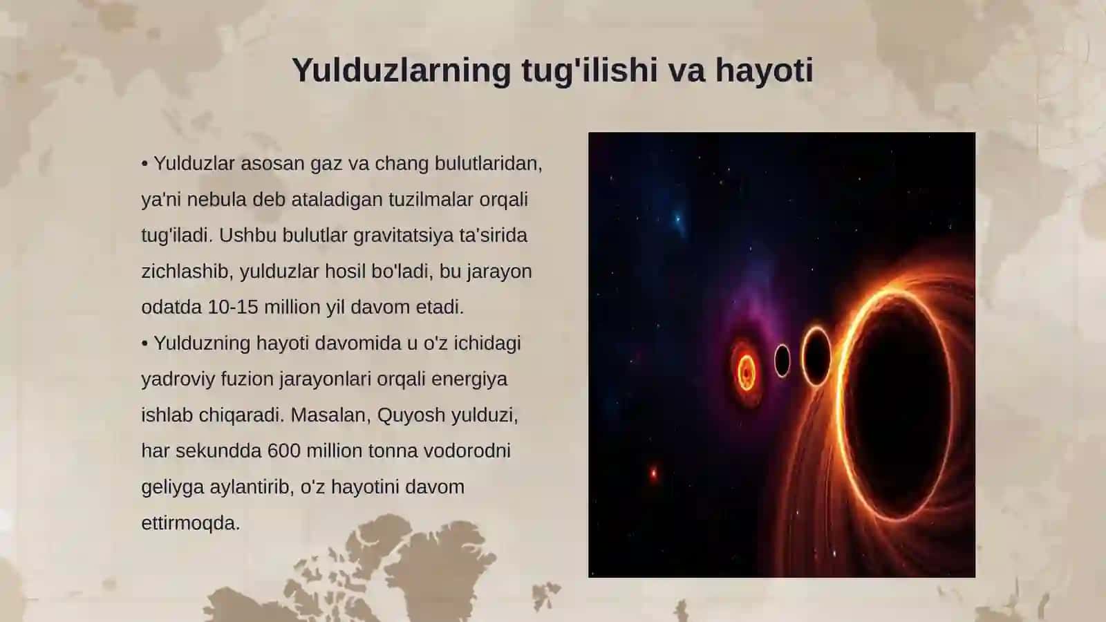 Yulduzlar evolyutsiyasi. Neytron yulduzlar va "qora o'ralar" 3