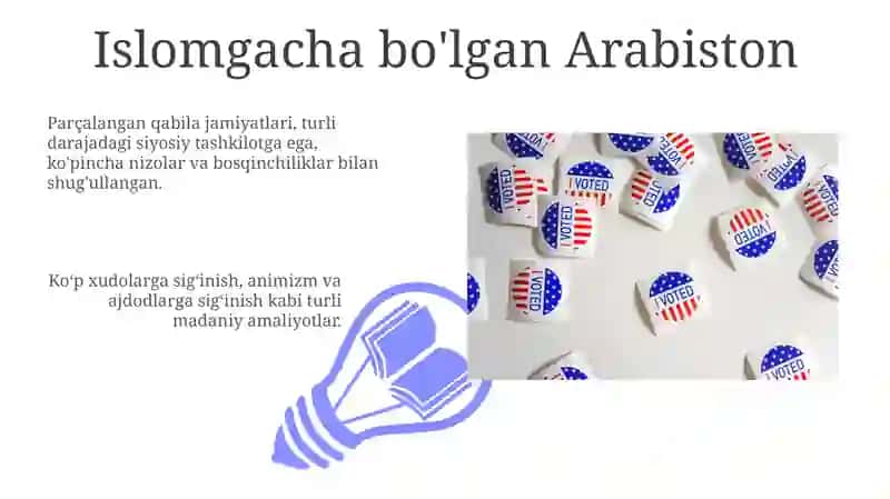 Islomgacha bo'lgan Arabiston 3