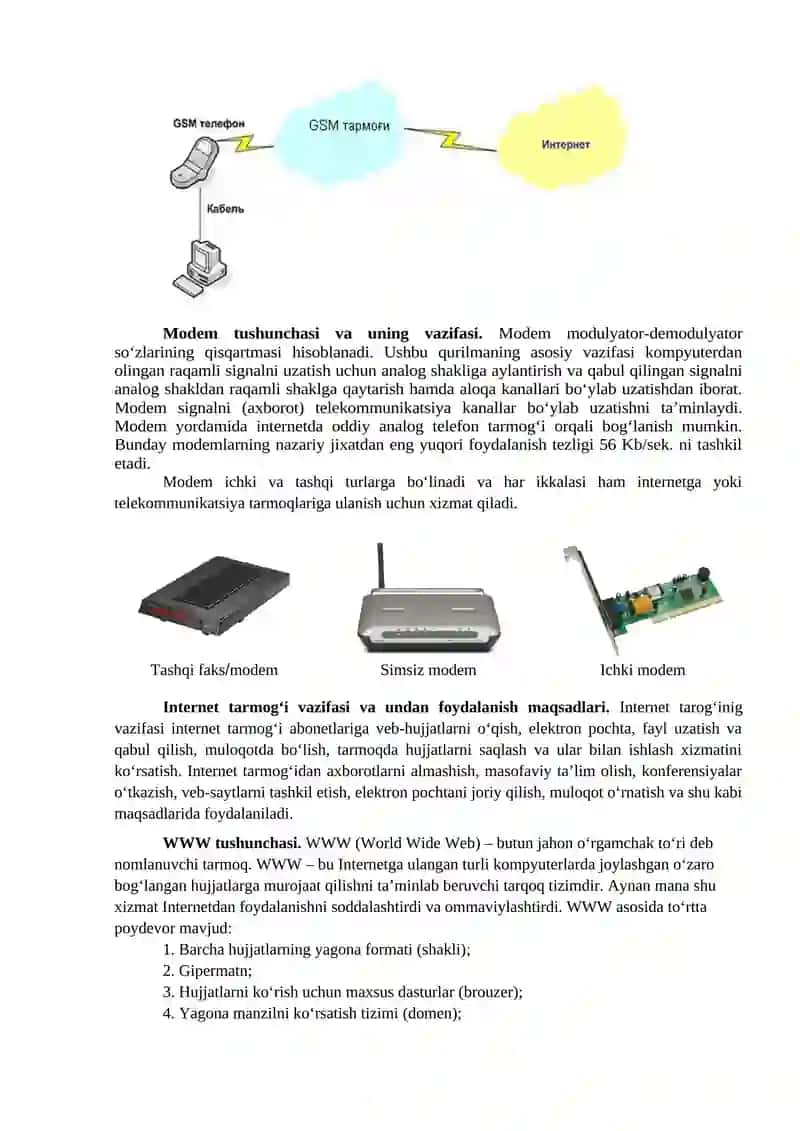 Internet, elektron pochta va masofaviy ta'lim tizimlari 3