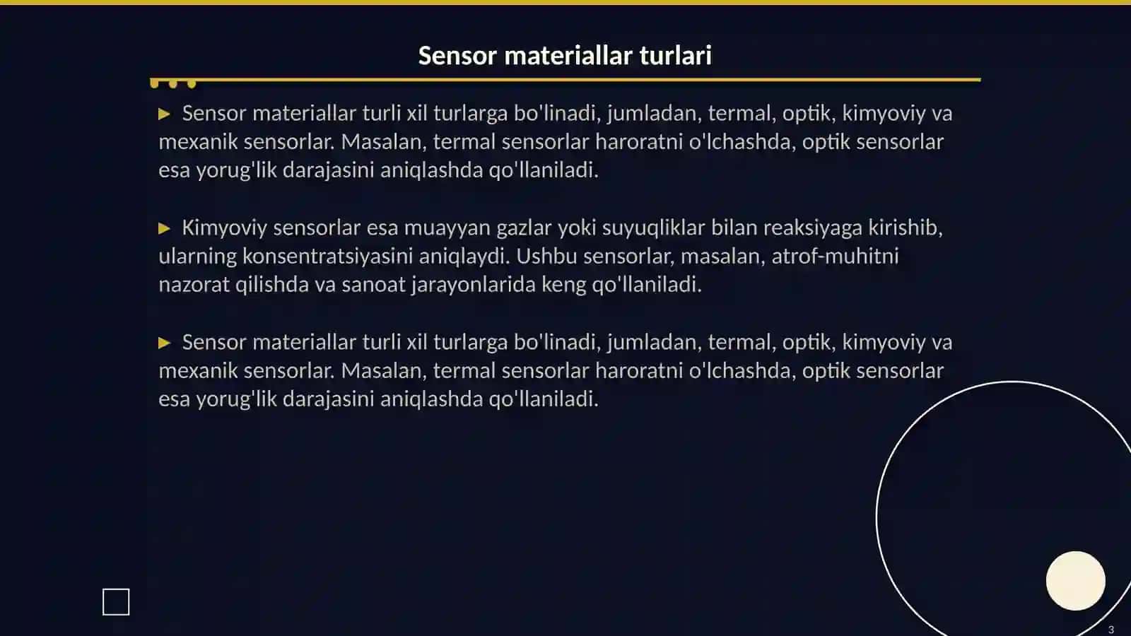 Sensor materiallar 3