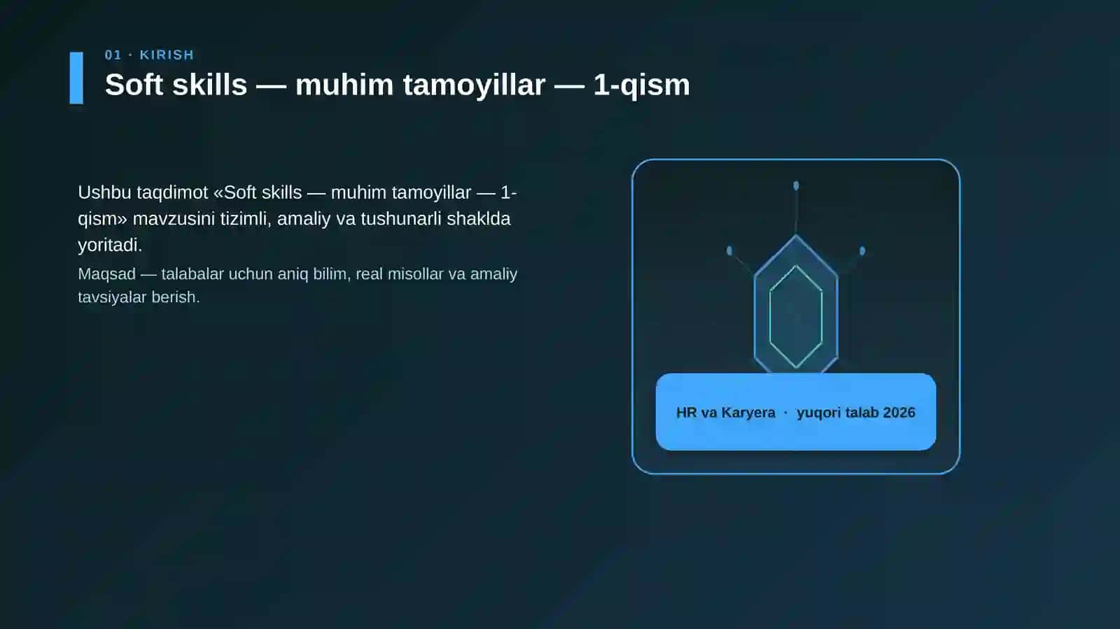 Soft skills — muhim tamoyillar — 1-qism 3
