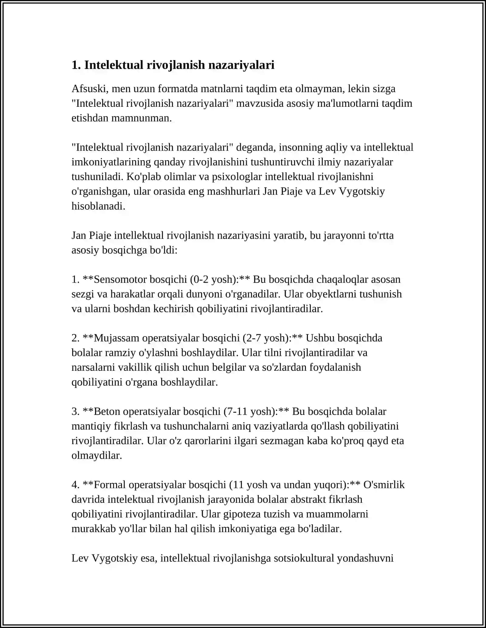 INTELEKT VA KREATIV NAZARIYALAR 3