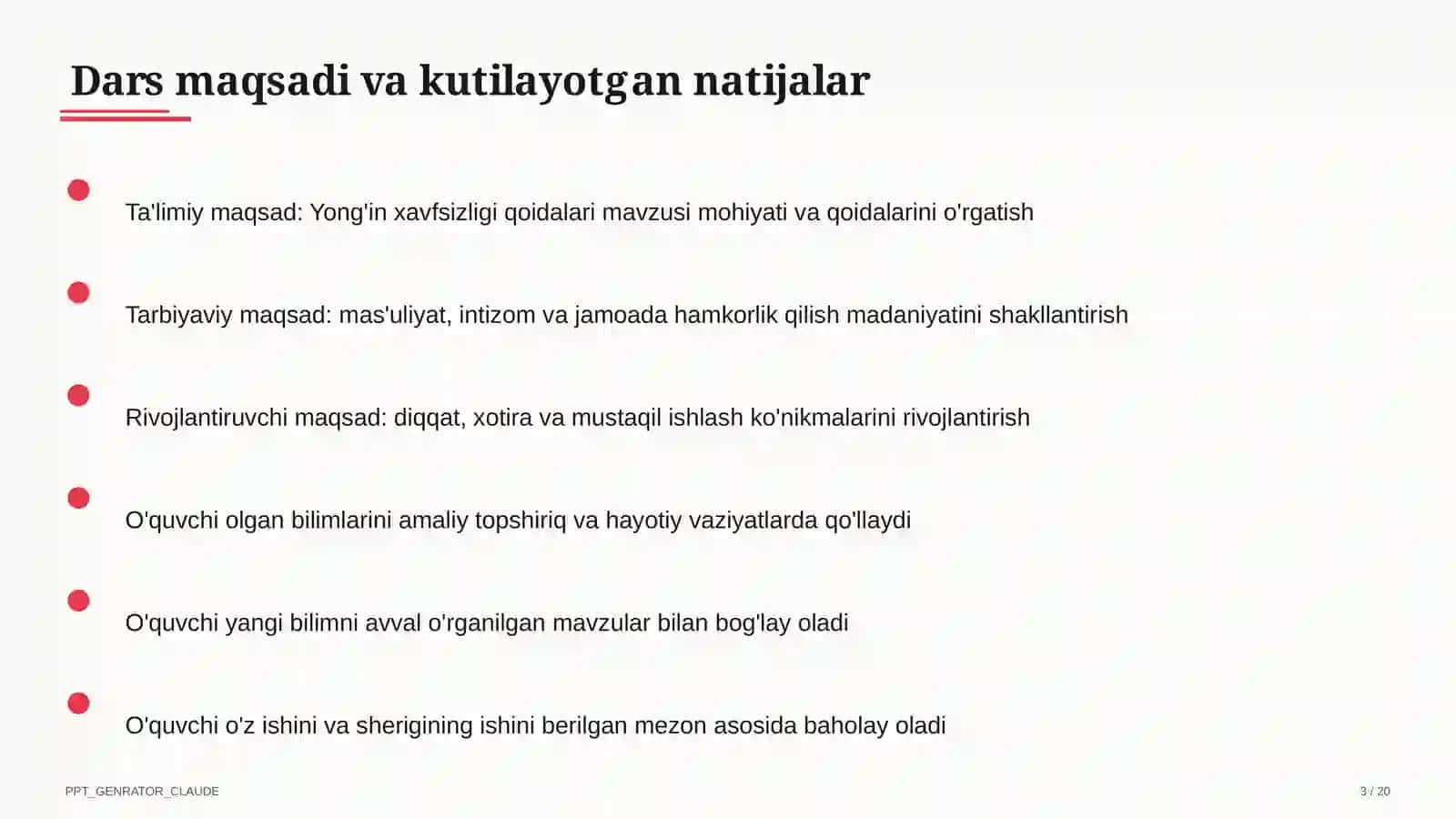 Yong'in xavfsizligi qoidalari 3