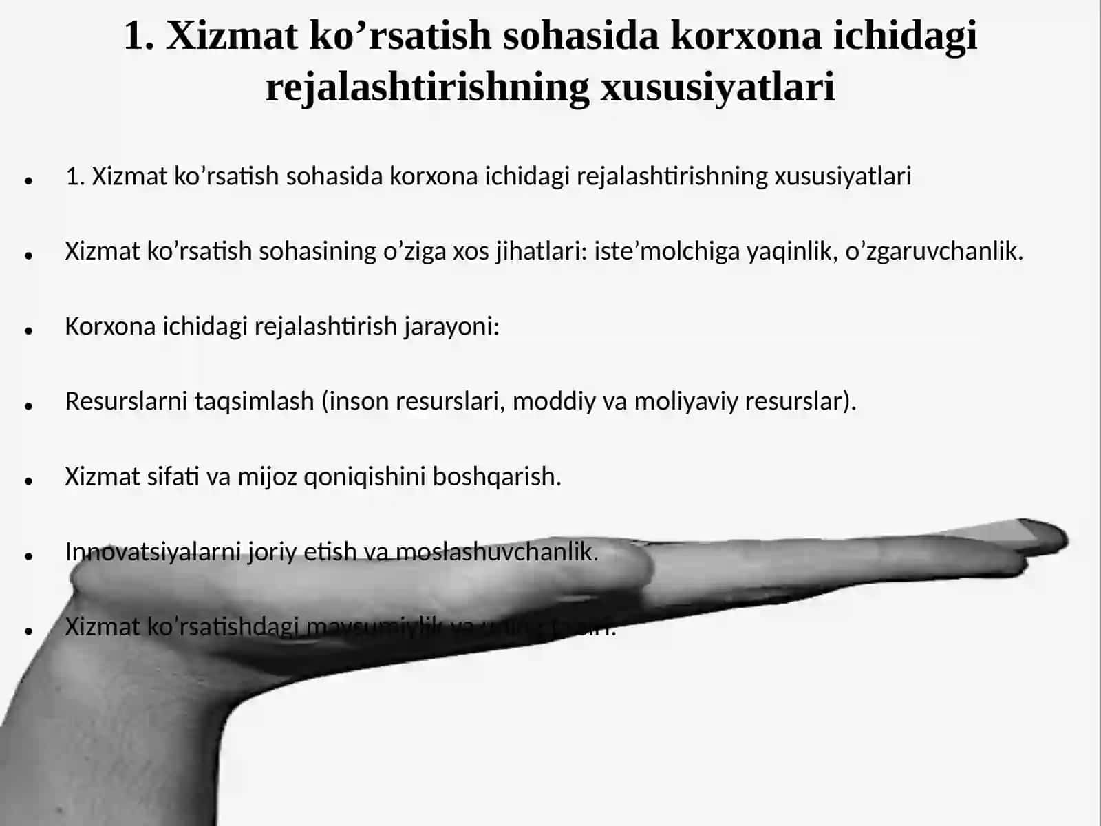 Turizm faoliyatini biznes rejallashitirish 3