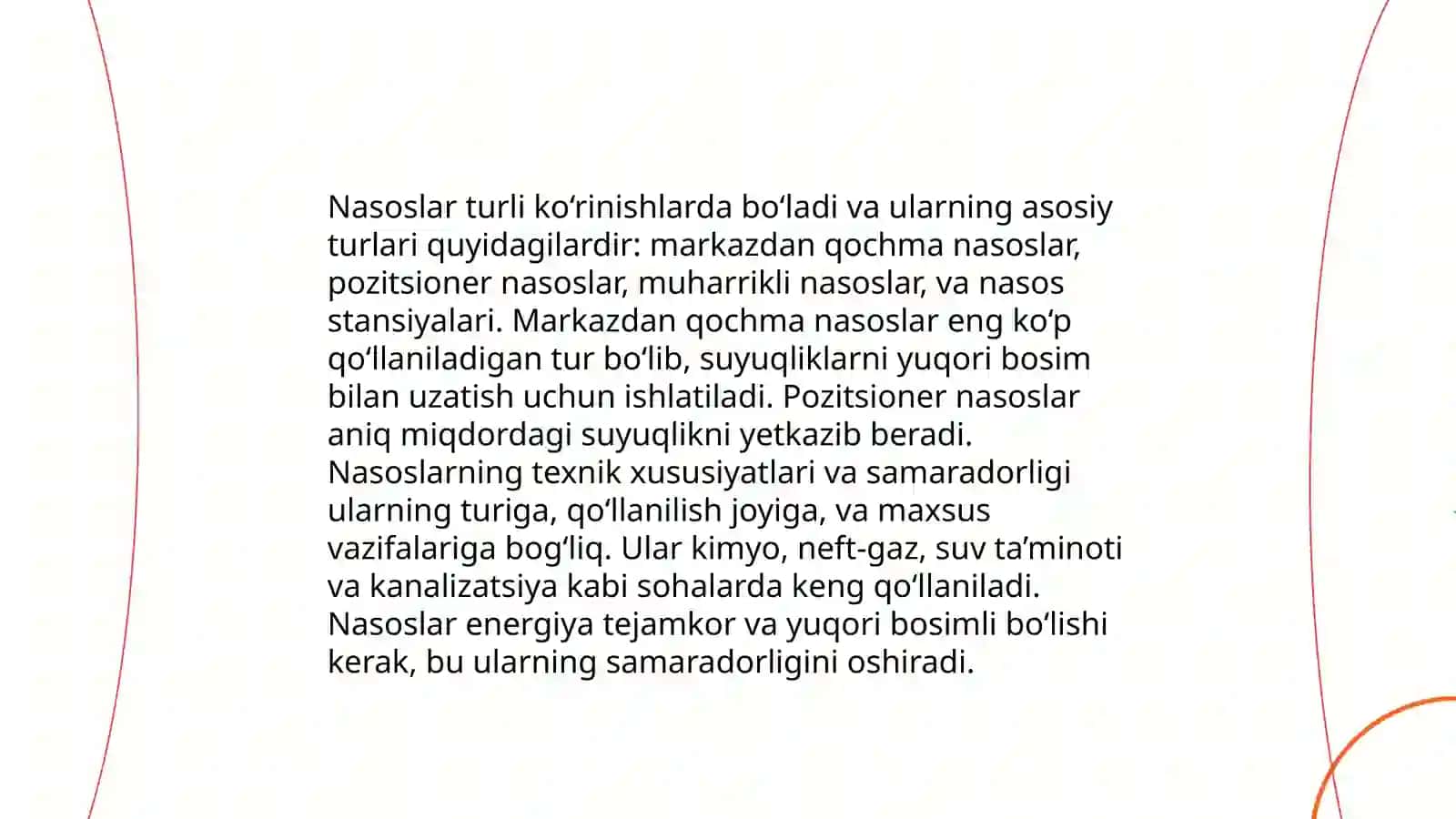 Nasoslar, aralashtirgichlar, taqsimlagichlar, yönaltiruvchilar va yiğuvchi qurilmalar 3