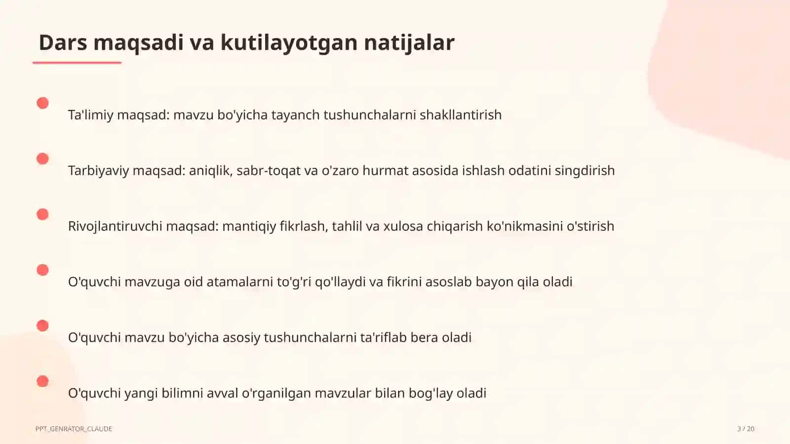 Boshlang'ich sinf: Matematika (1–4) — o'quvchilar uchun 3