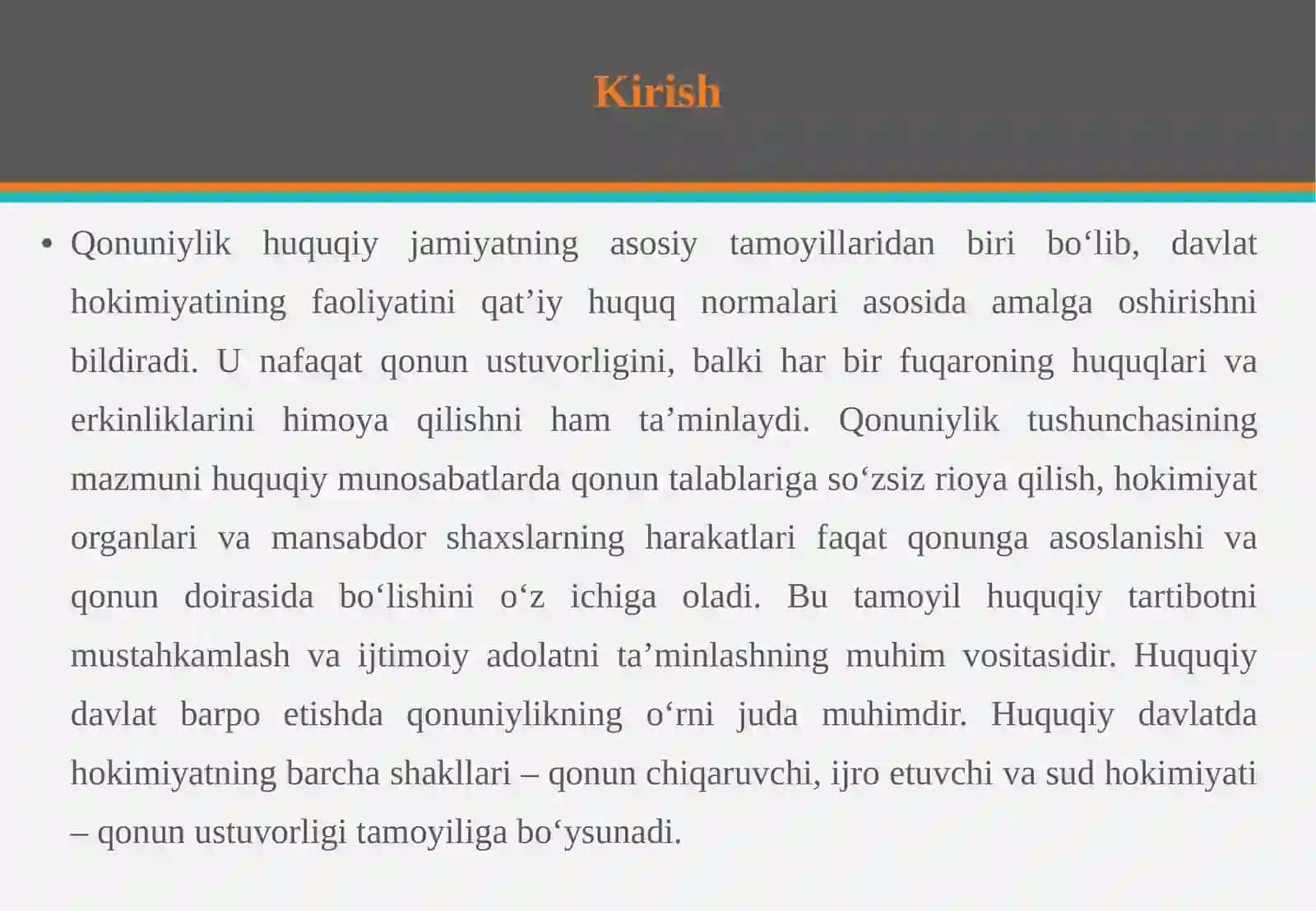 Qonuniylik kafolati: tushunchasi va turlari 3