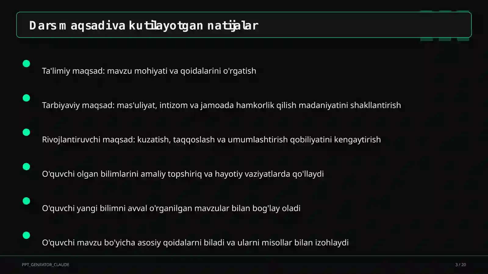 To'g'ri burchakli uchburchak xossalari (7-sinf) 3
