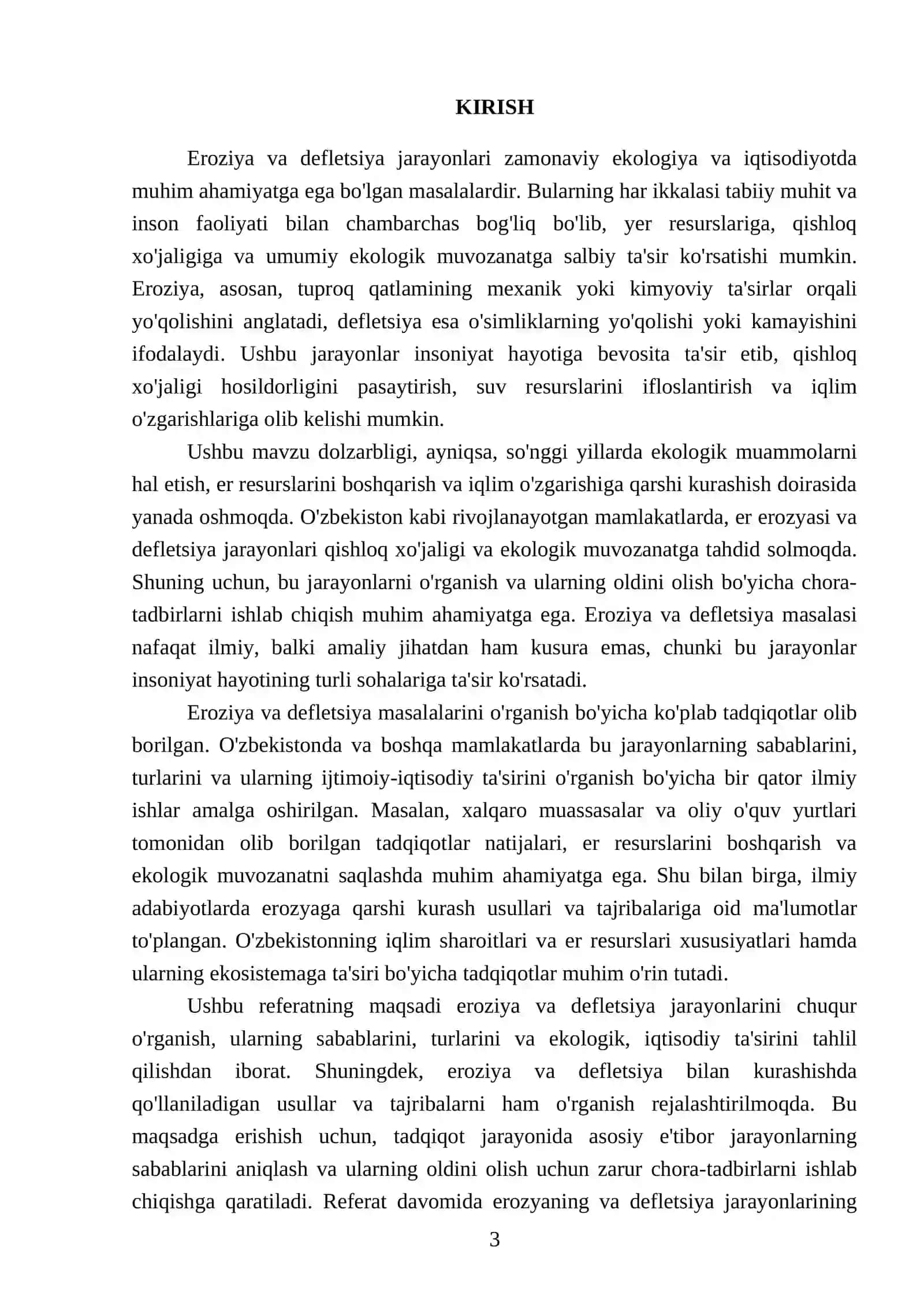 Eroziya defletsiya va unga qarshi kurash choralari 3