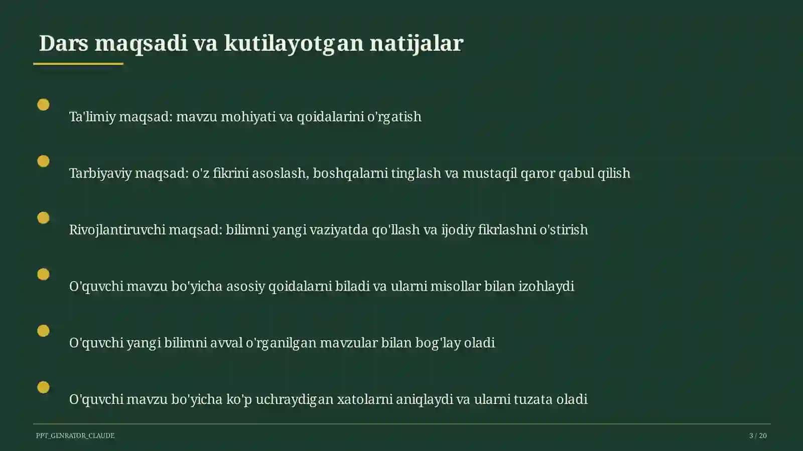 O'zbekistonning dorivor o'simliklari (6-sinf) 3