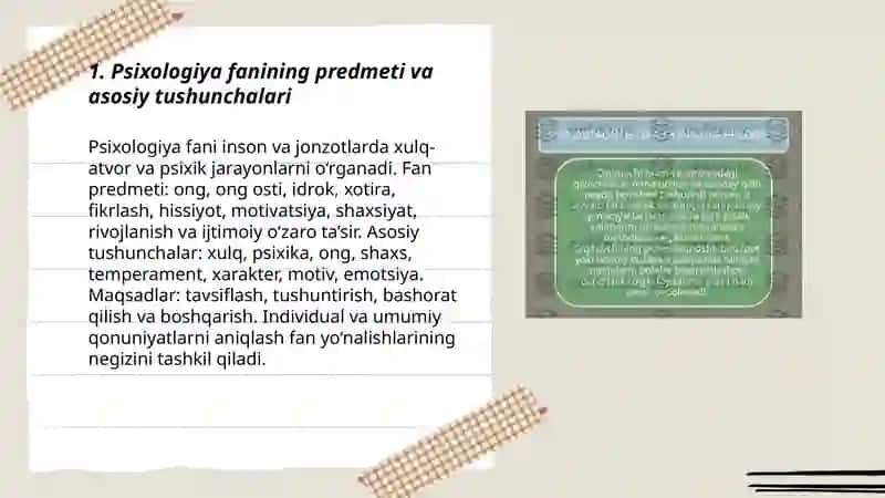 Psixalogiya Fanining Predmeti va Rivojlanish Tarixi 3