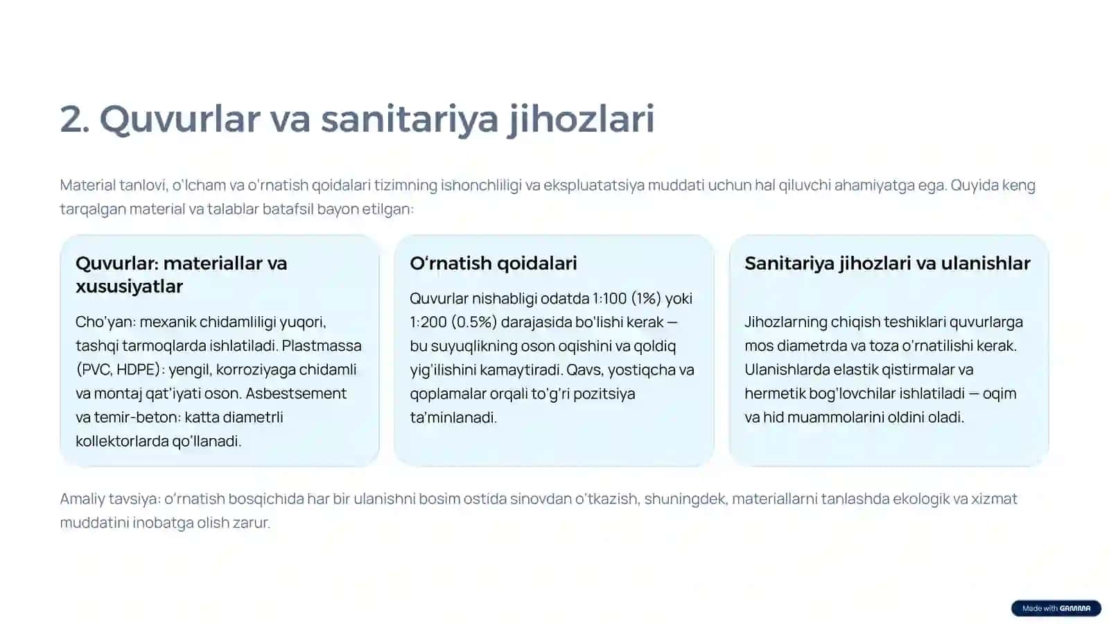Kanalizatsiya tizimlarini texnik ekspluatatsiya qilish.pptx 3