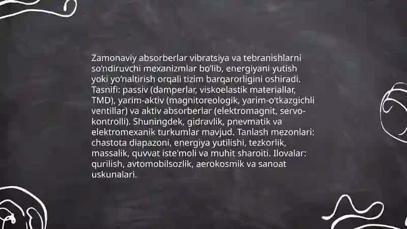 Zamonaviy absorberlar 3