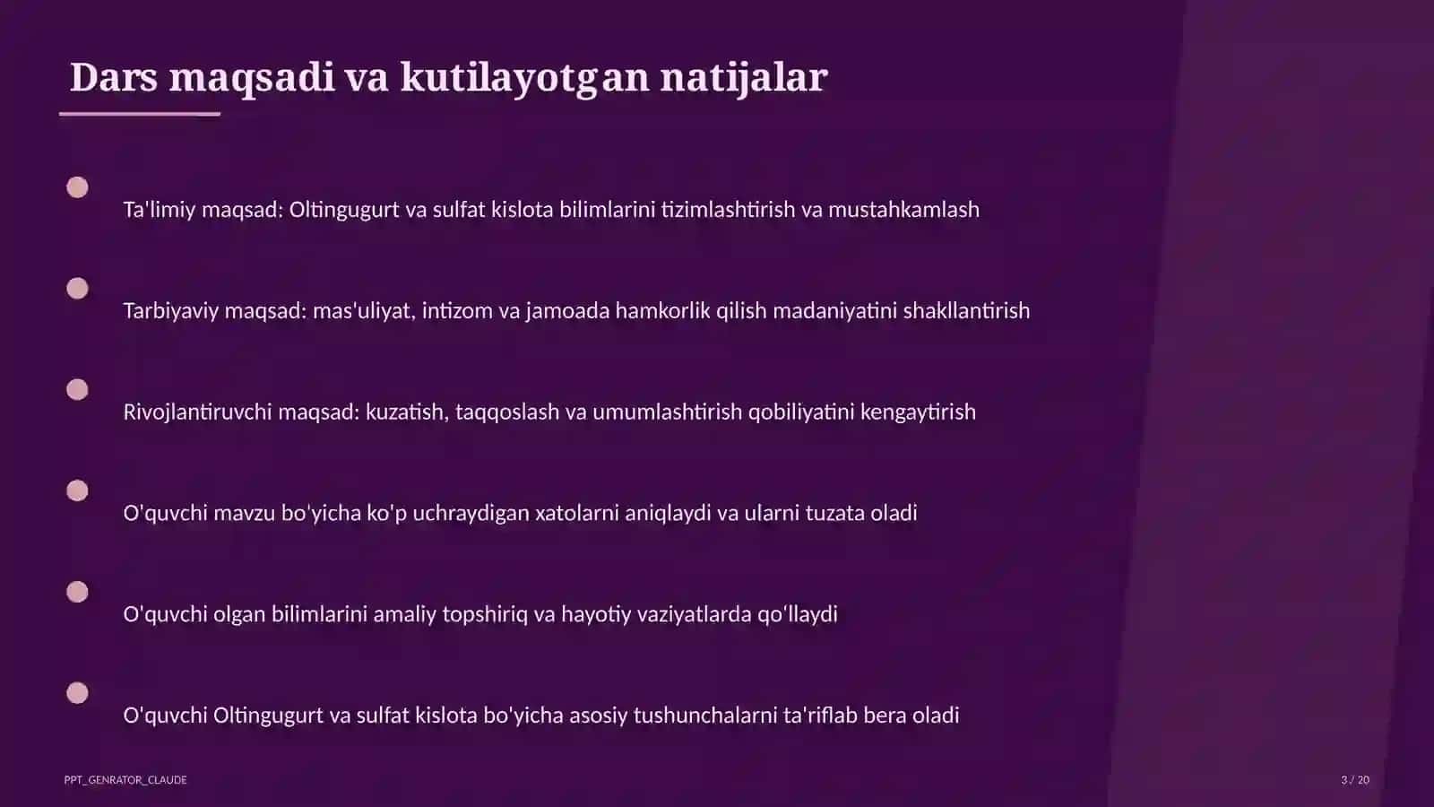Oltingugurt va sulfat kislota (9-sinf) 3