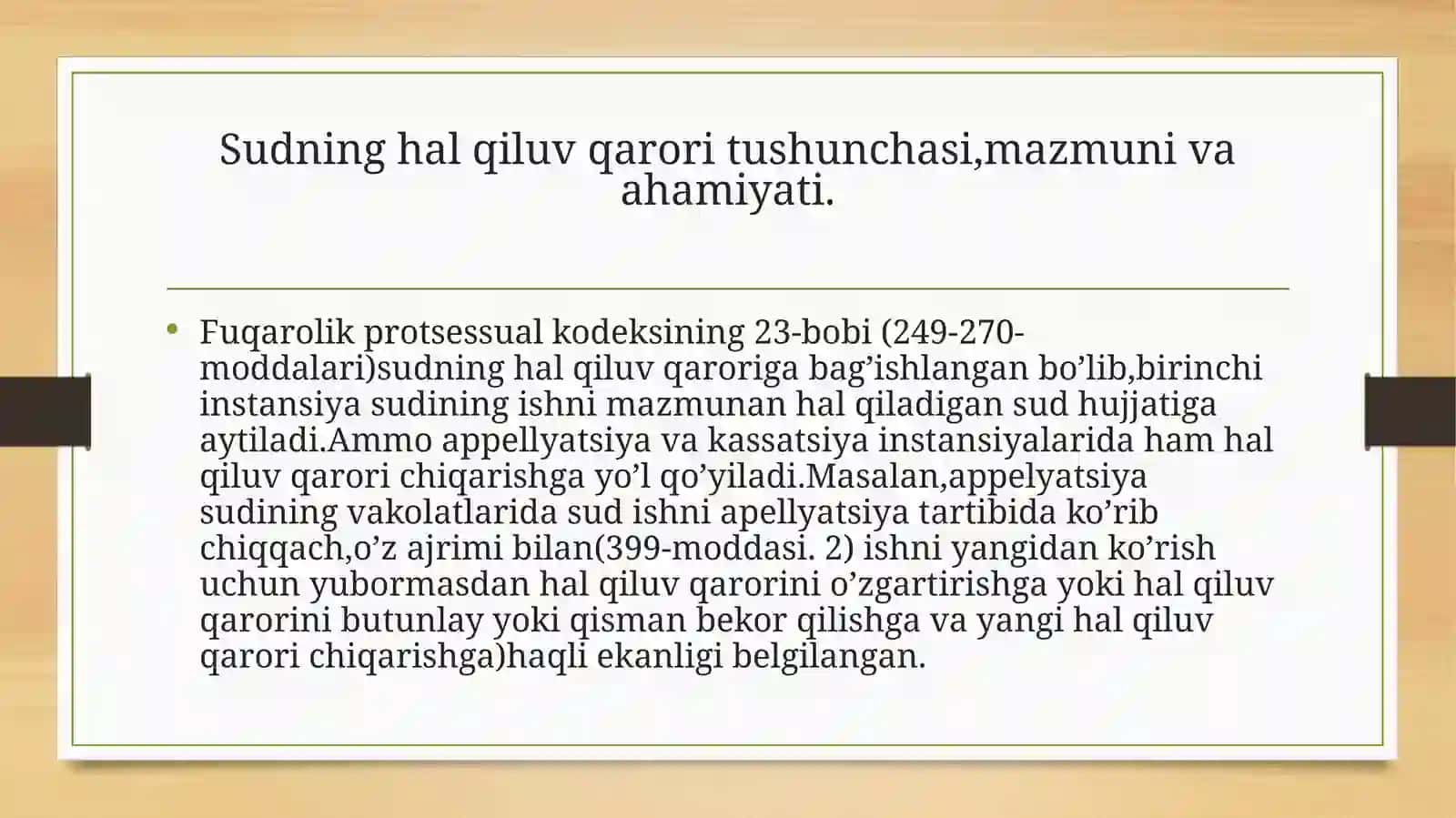 Birinchi instansiya sudining hujjatlari 3
