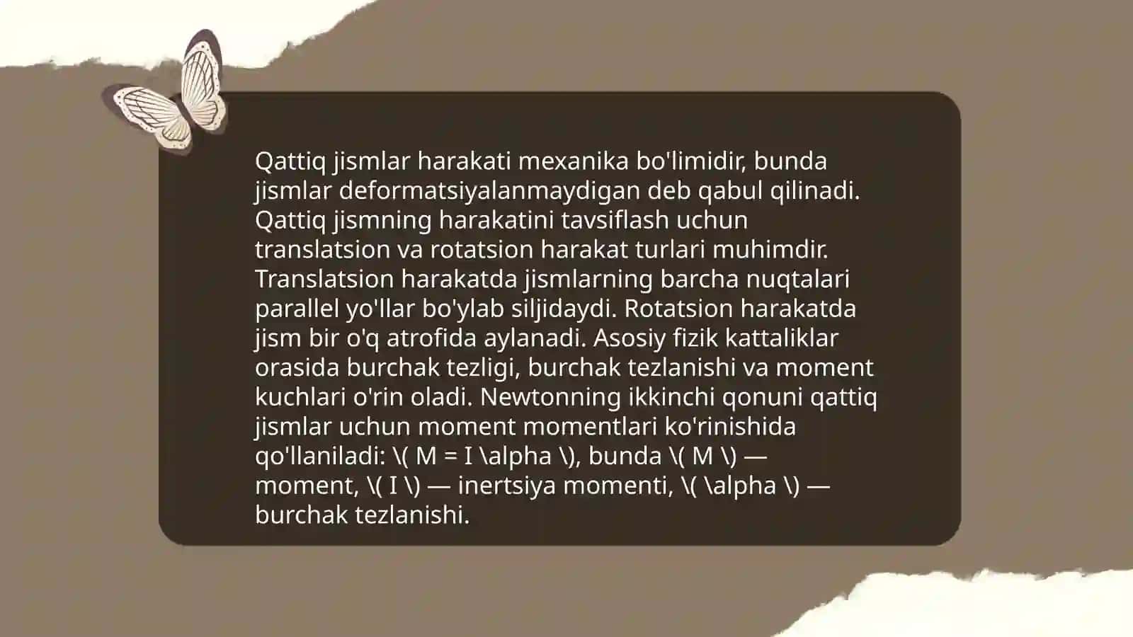 Qattiq jismlar harakati 3